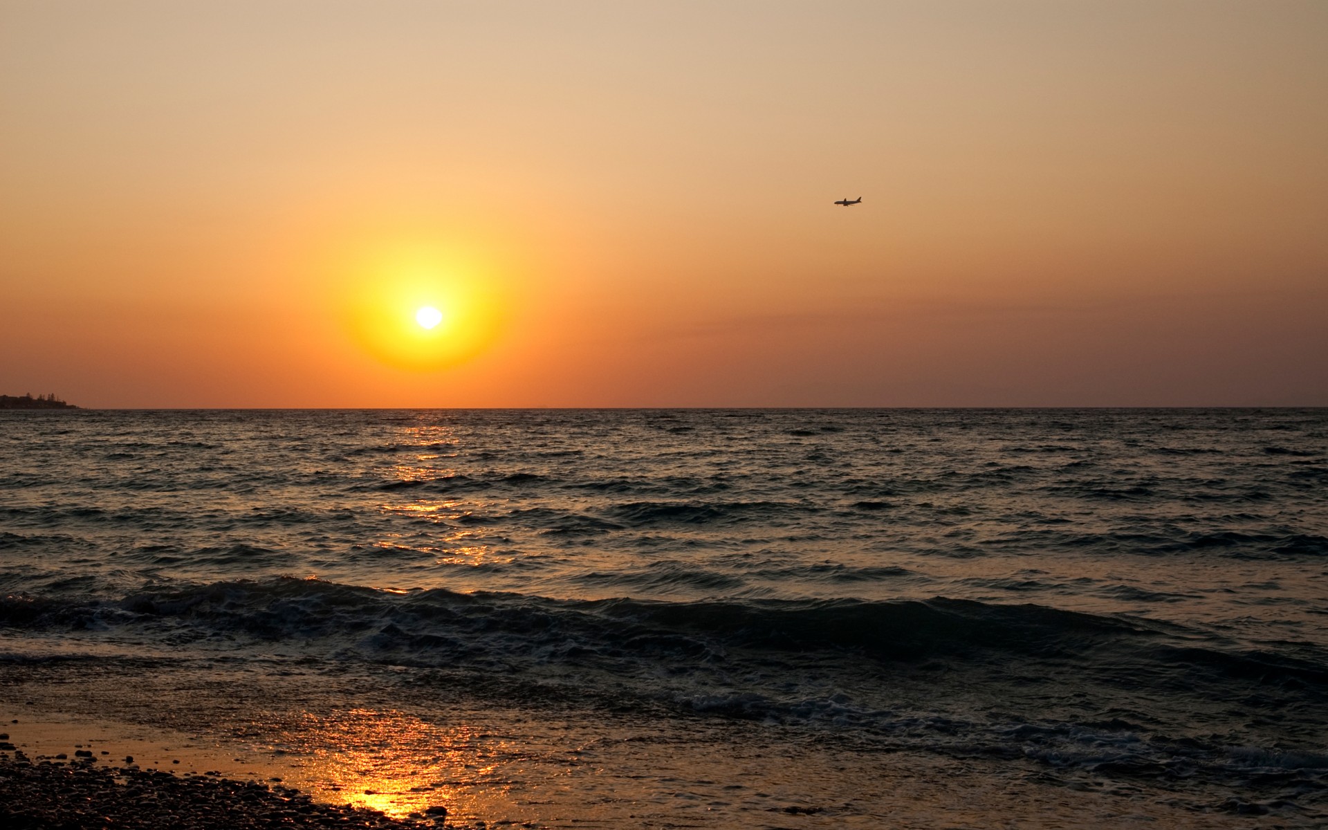 coast sea sunset somoleta