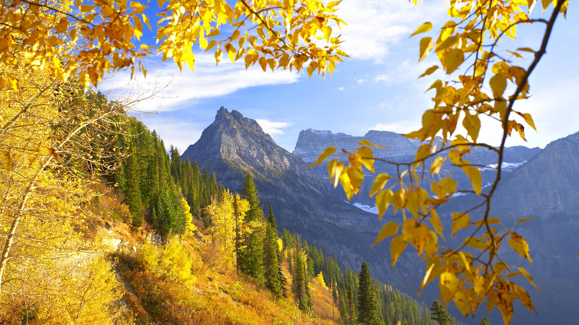 montana berge herbst