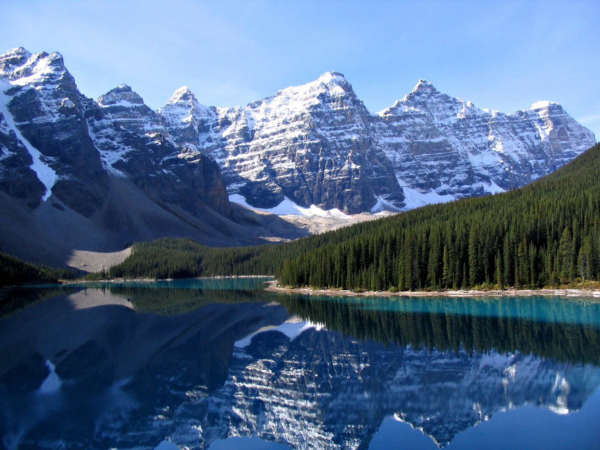 lake mountain canada forest