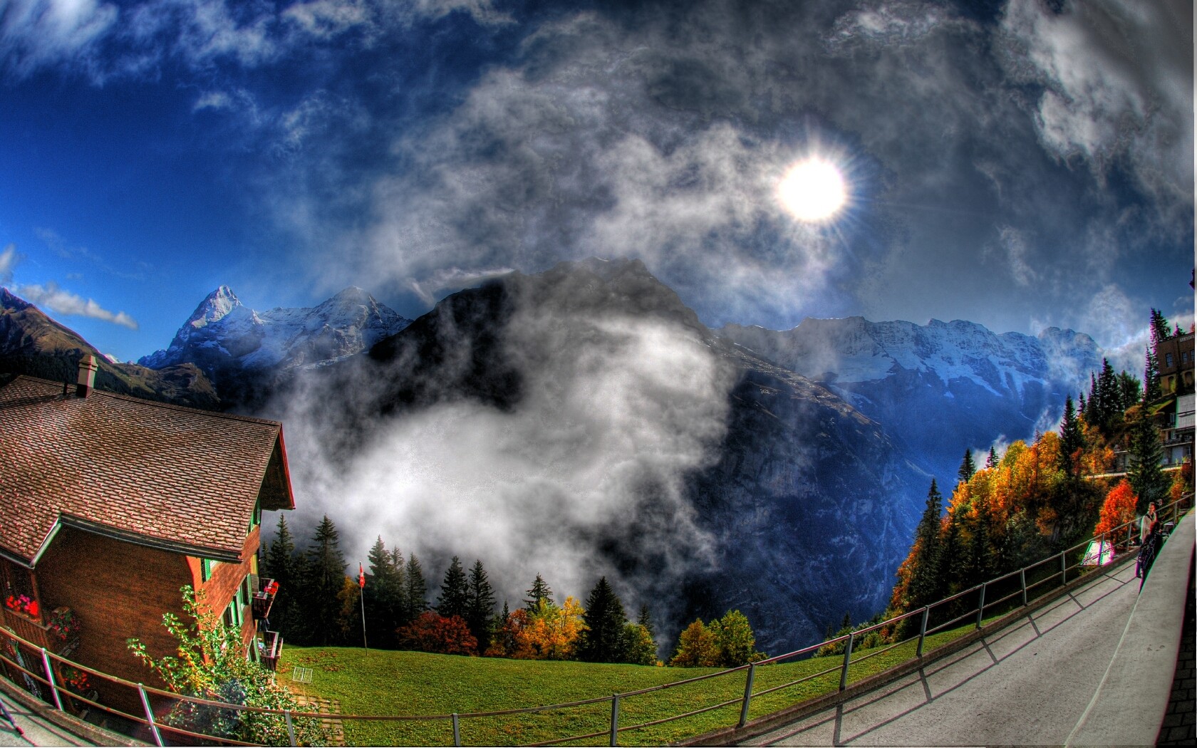 natura paesaggio montagne