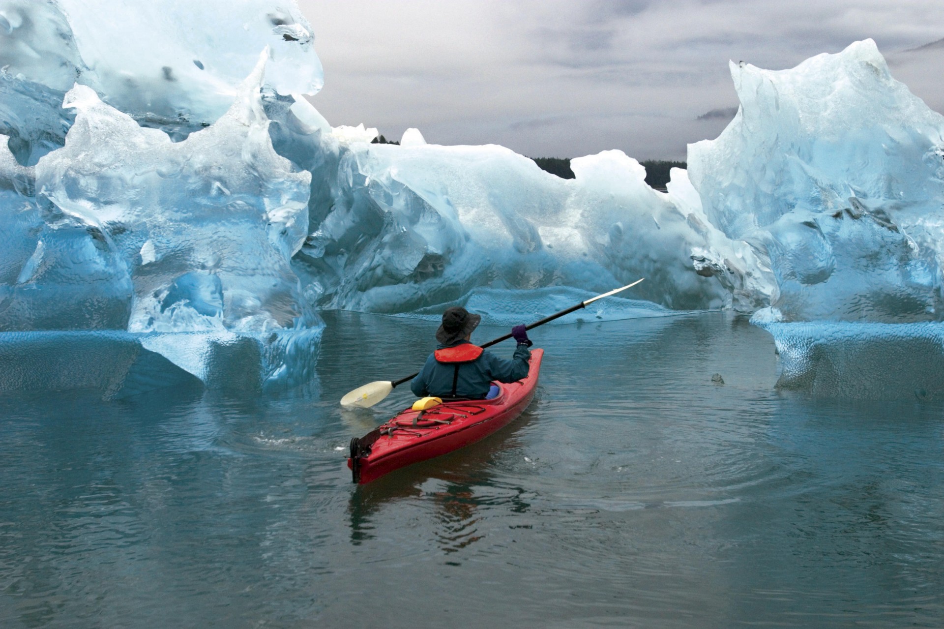 eau glace bateau