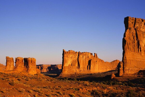 The greatness of the Arizona Mountains in the USA