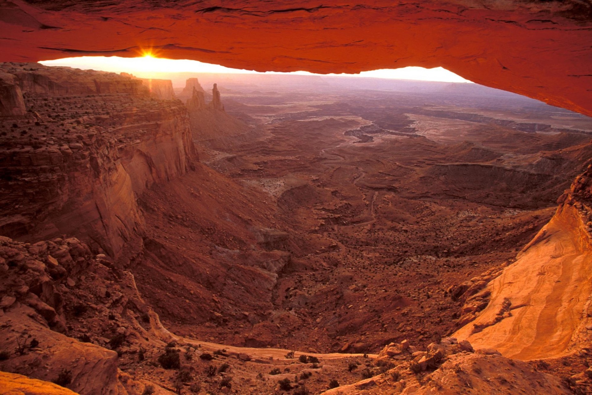 mountain sand sunrise