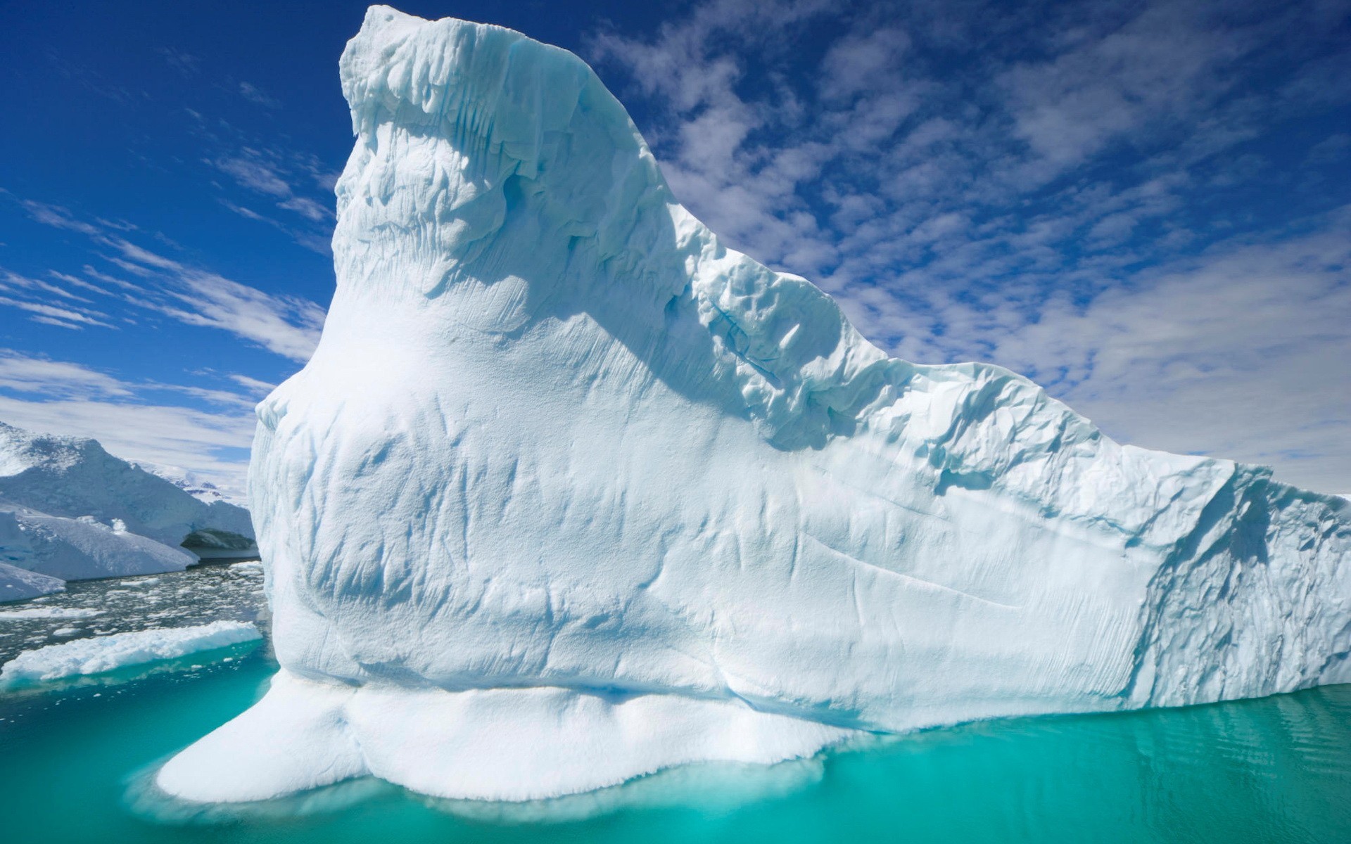 iceberg nieve hielo