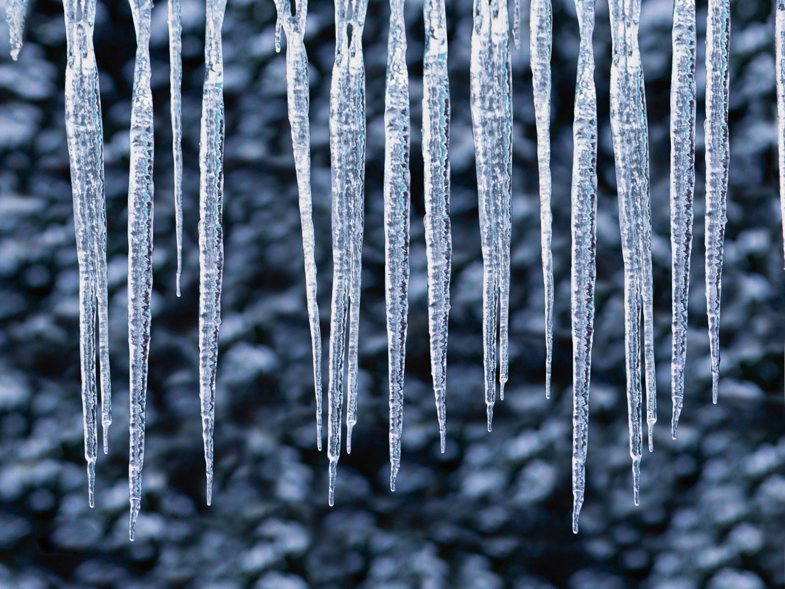 invierno carámbanos gotas