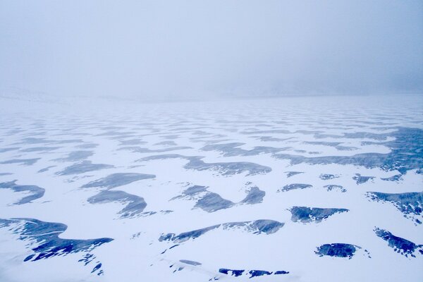 Winterschnee-Barches