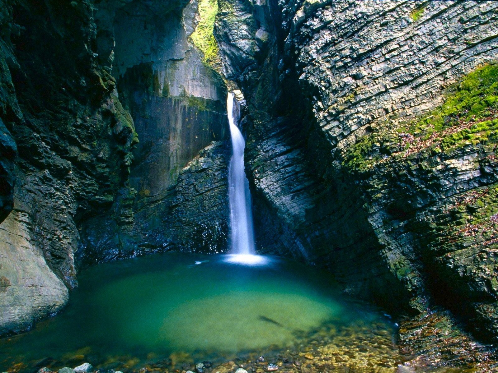 waterfall stone