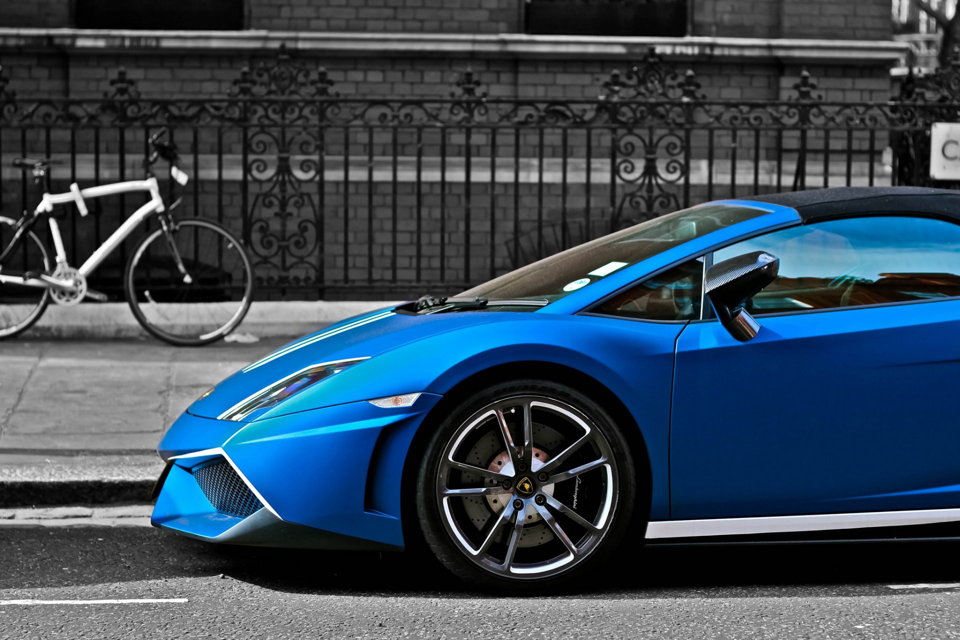 lamborghini gallardo lp570-4 performante mate azul