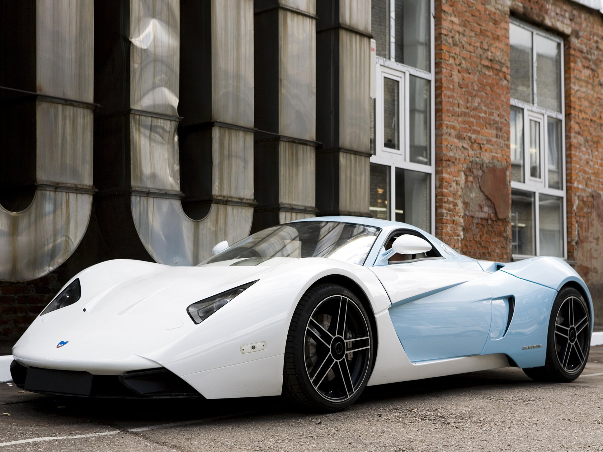 marussia b1 maroussia supercar white blue