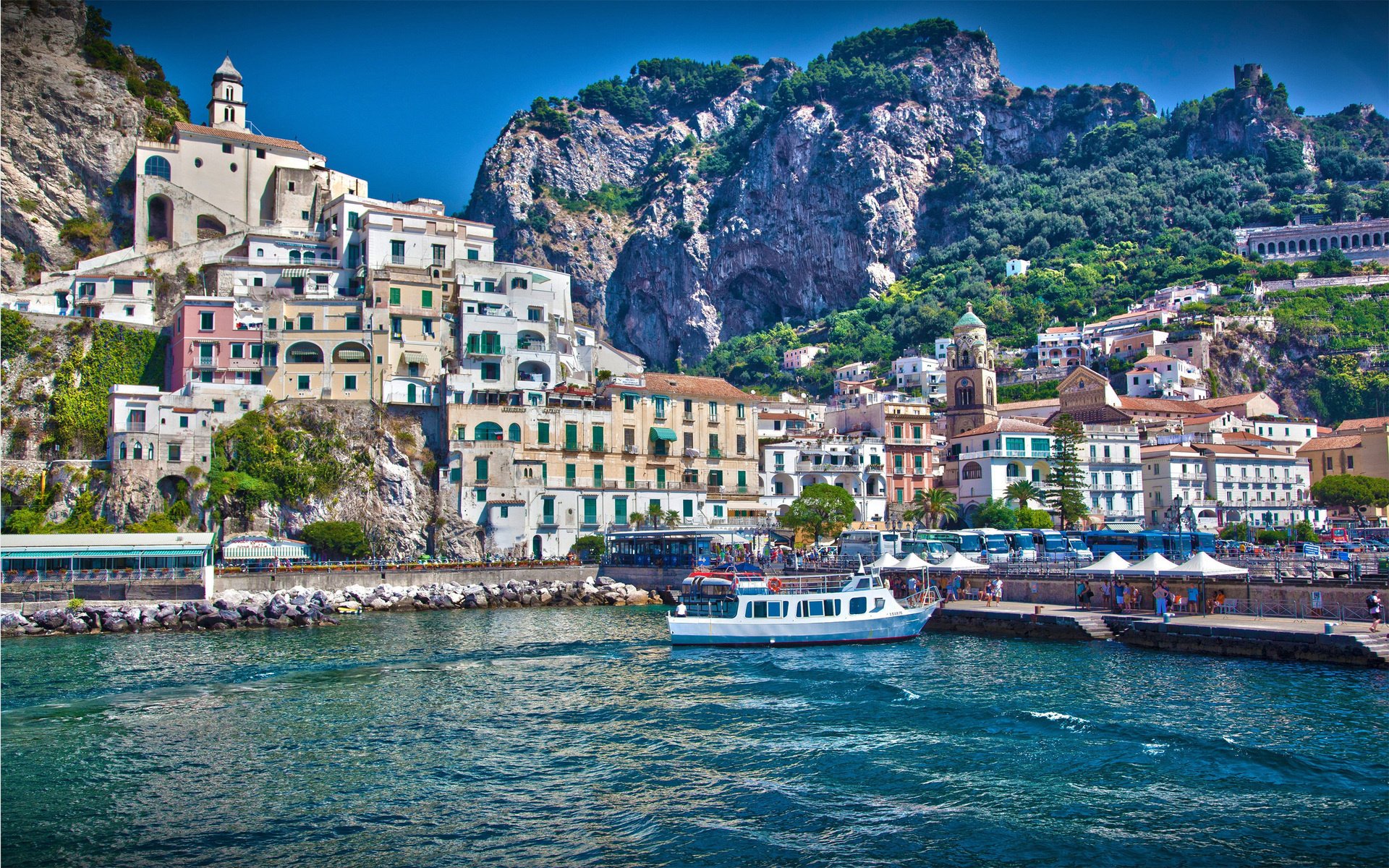 italy italy boat amalfi city sea houses boat amalfi