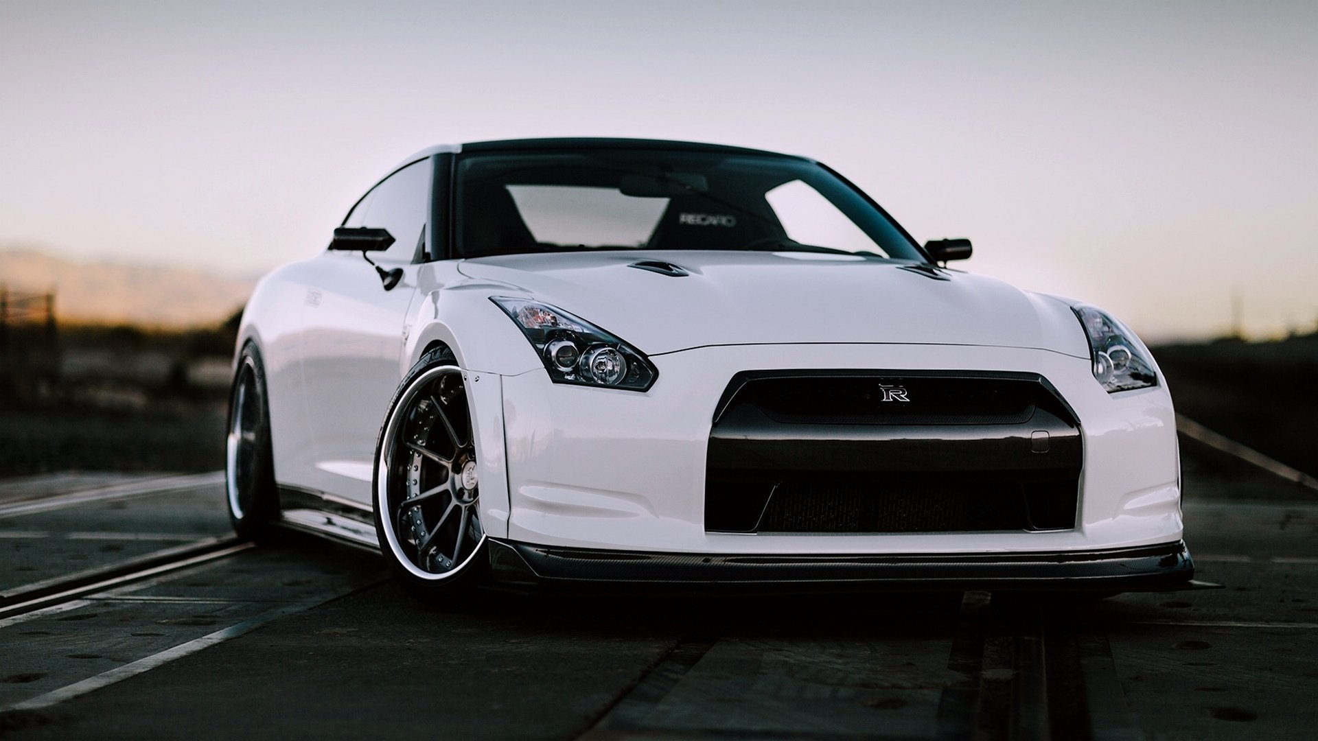 nissan gt-r coche jdm coche nissan gt-r blanco r35