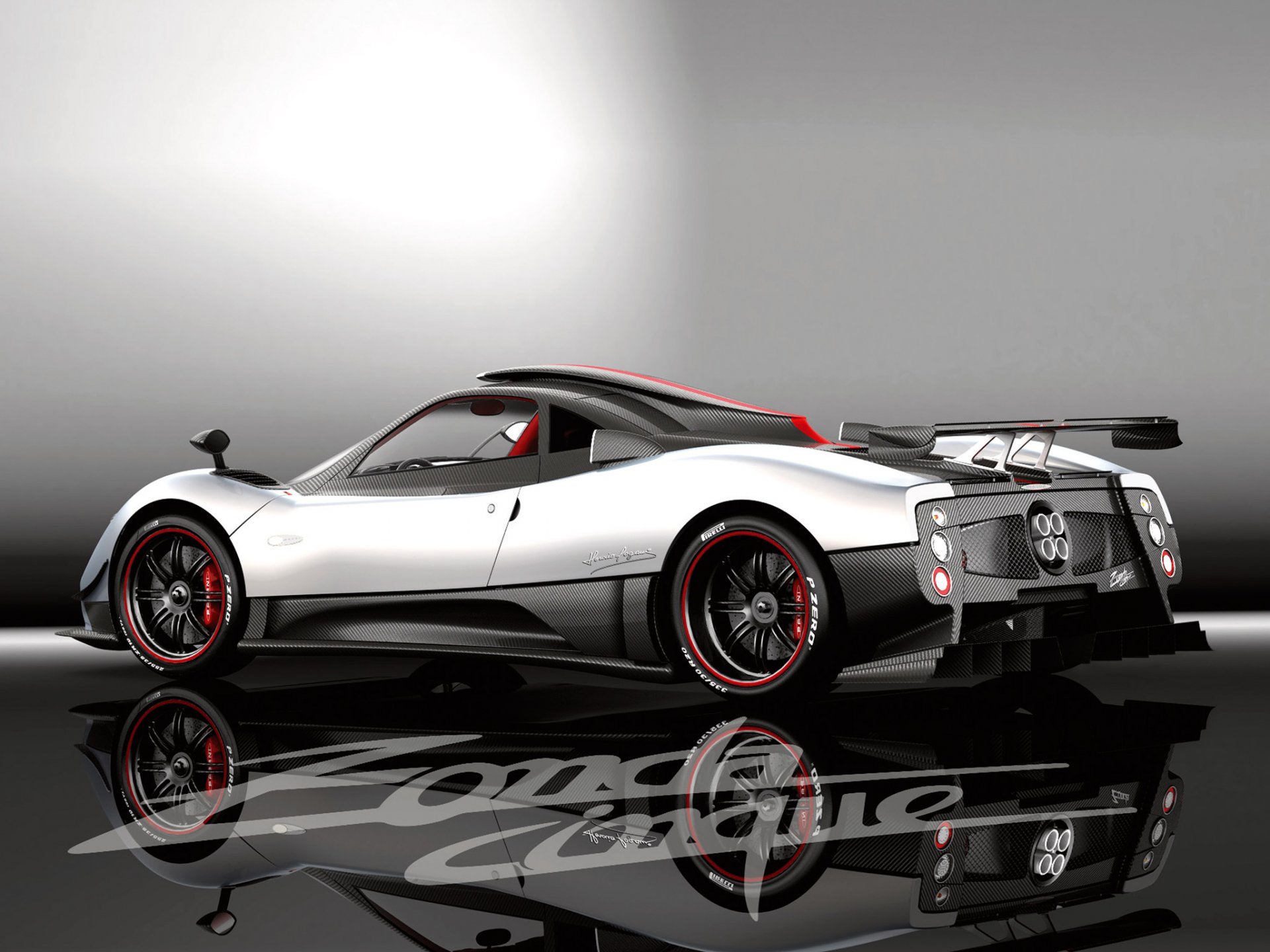 vehicles machine pagani probe sink white reflection car zonda cinque