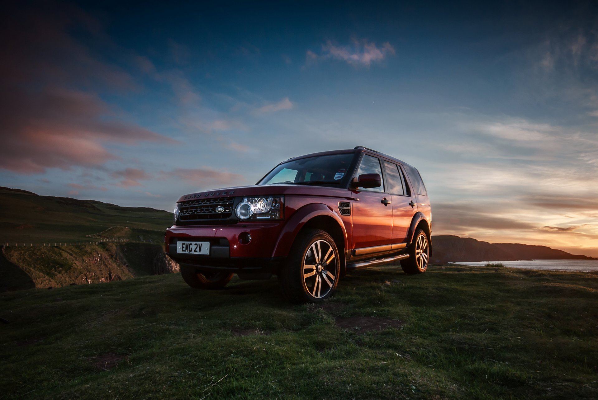 land rover descubrimiento coche jeep suv paisaje