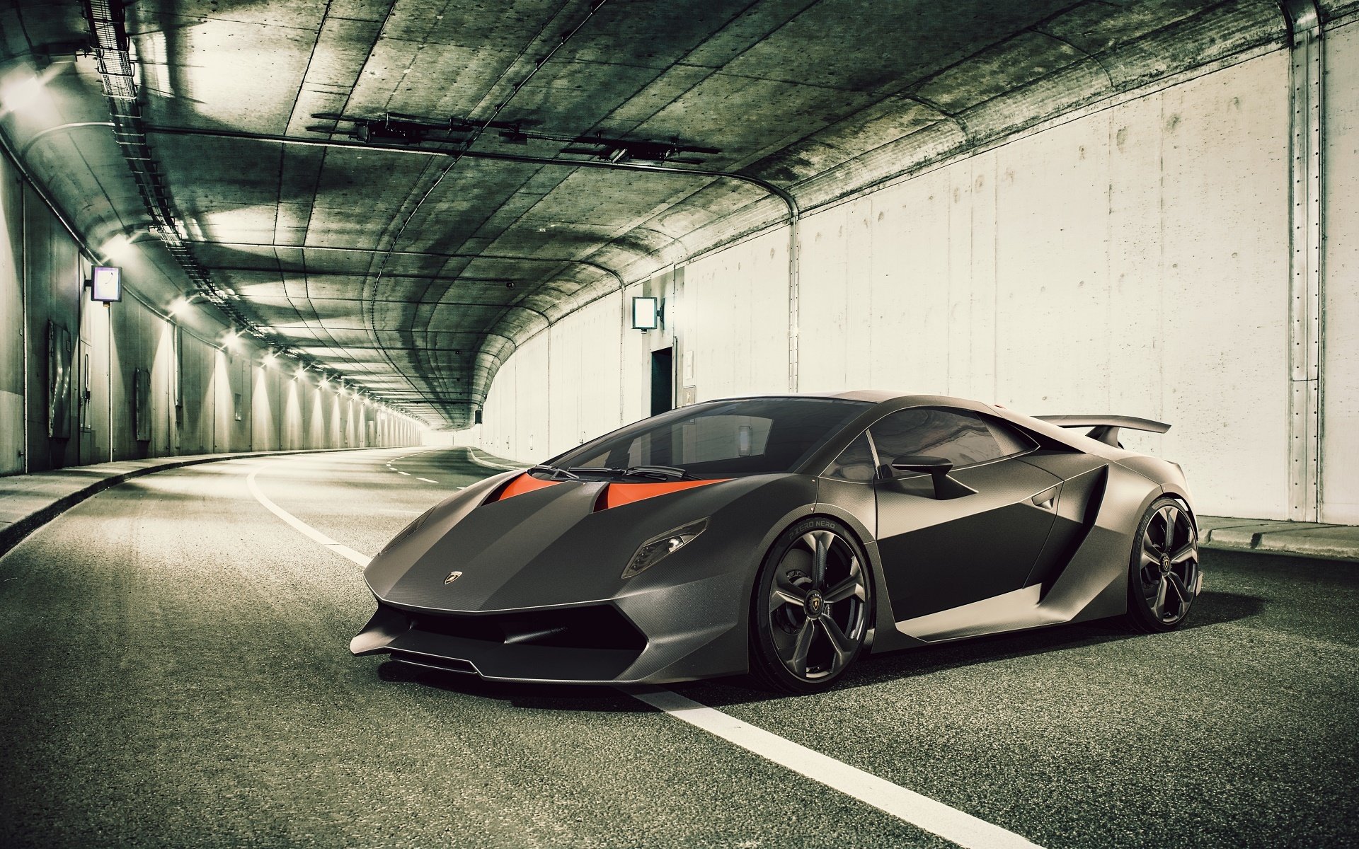 lamborghini sesto elemento superdeportivo lamborghini túnel