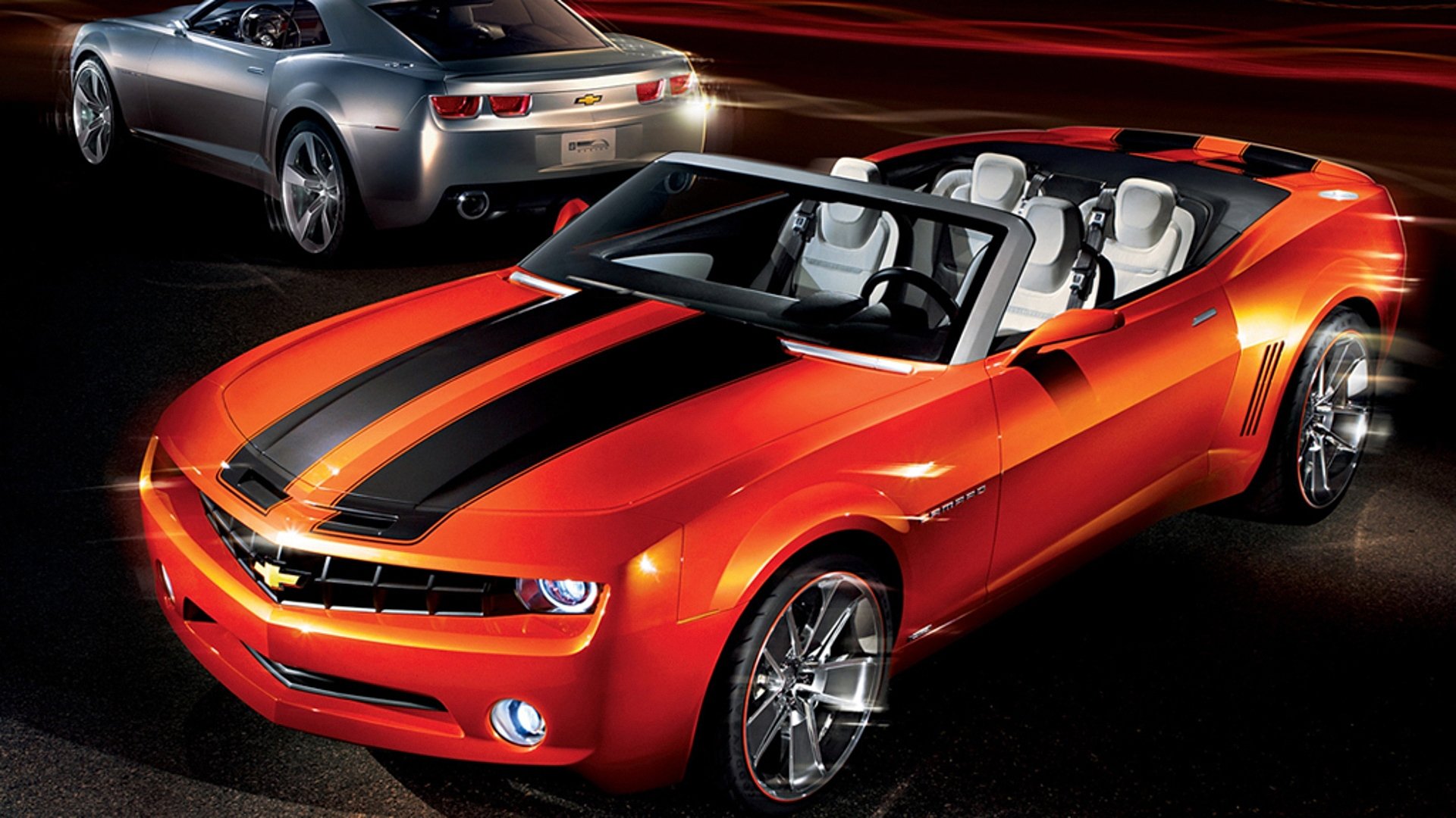 chevrolet camaro superdeportivo convertible arte