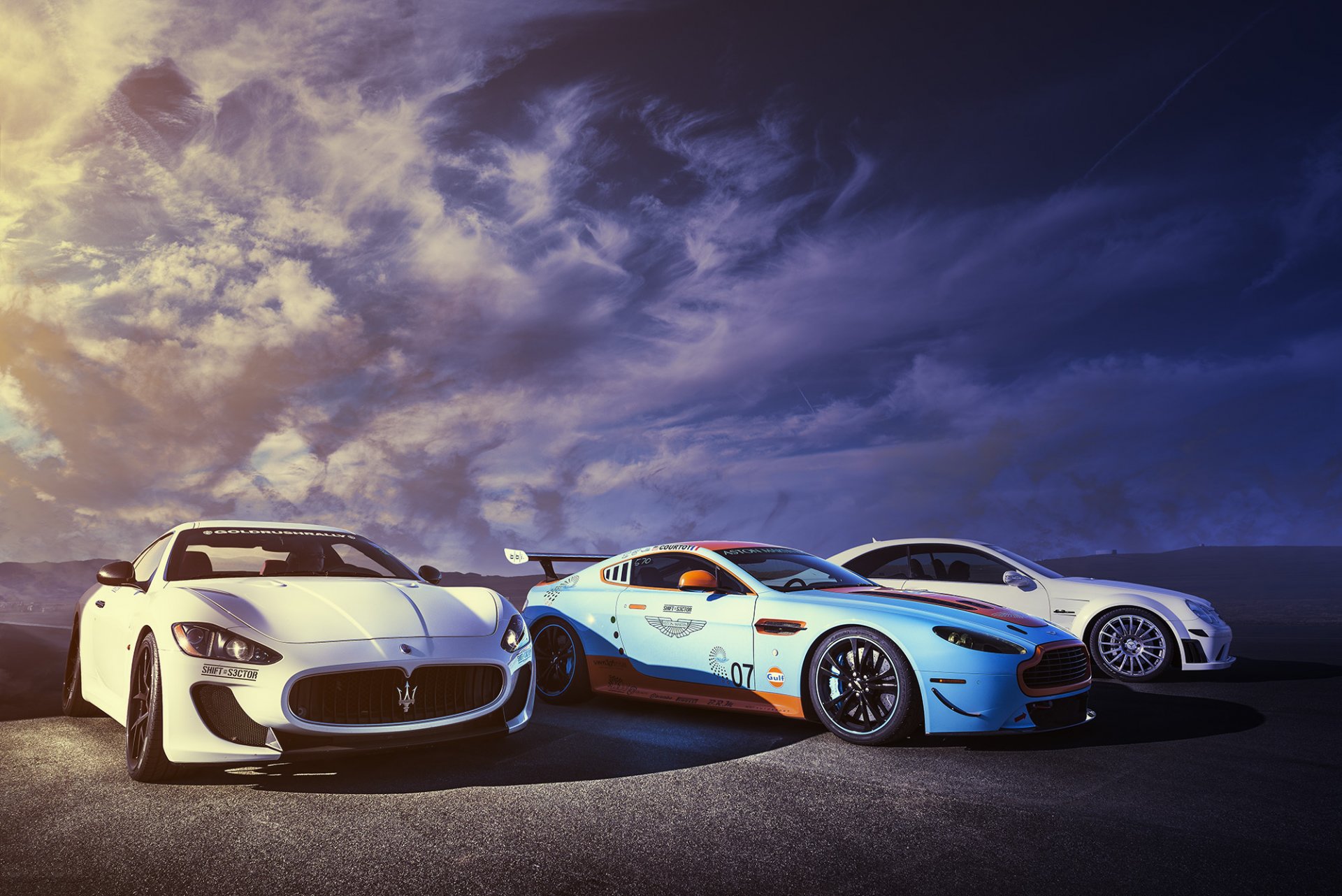 maserati granturismo mc stradale aston martin dbs mercedes-benz