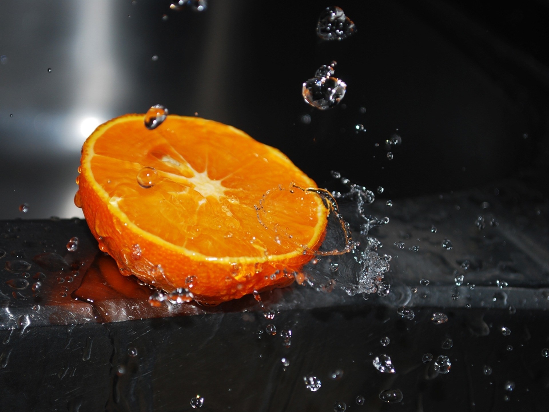 goutte d eau alimentaire orange