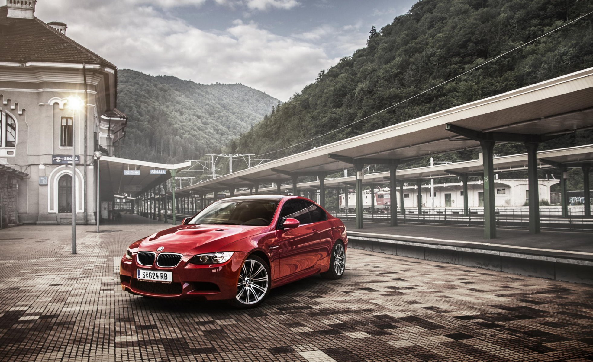 bmw m3 e92 coupe red tuning