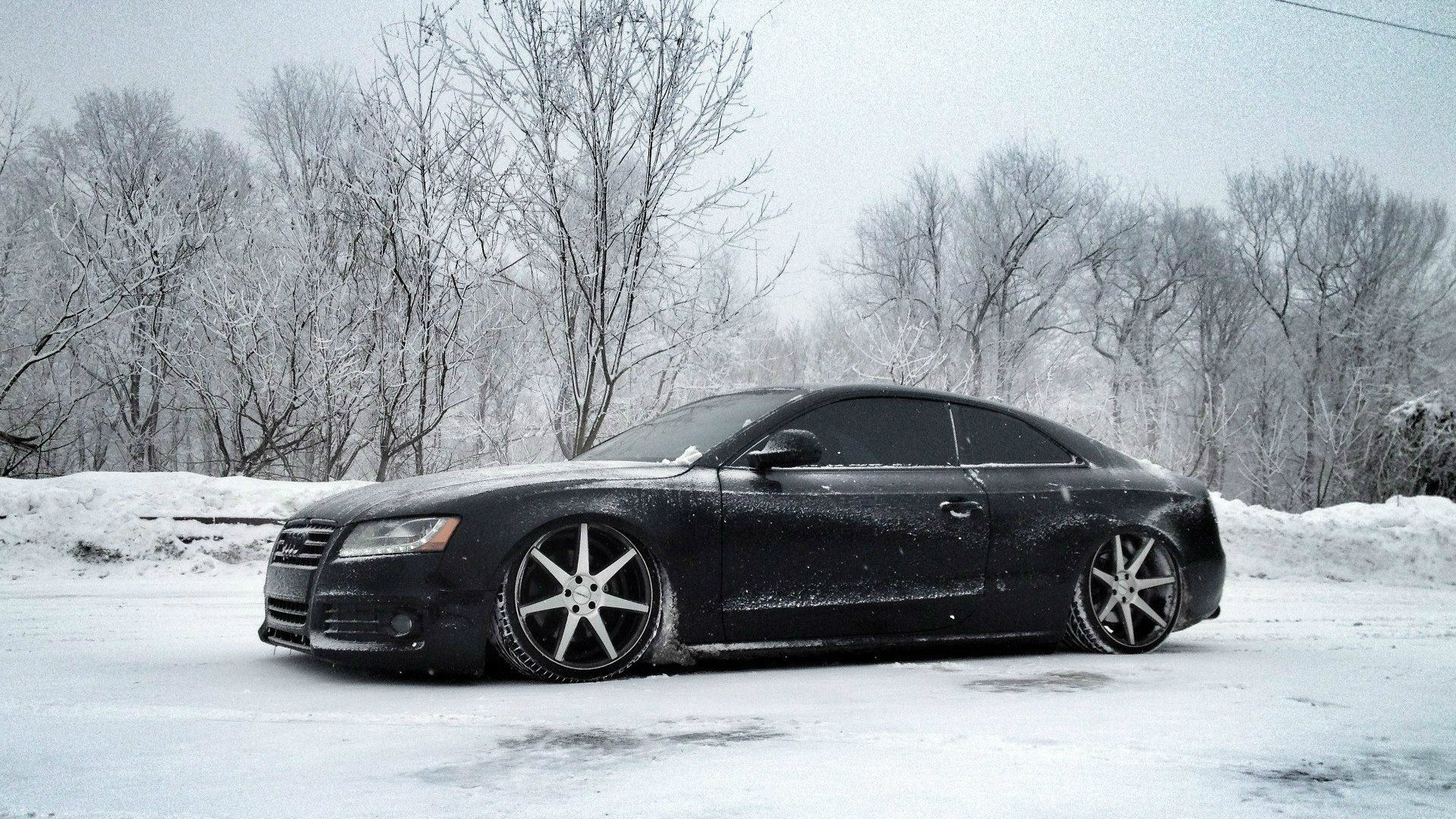 audi s5 inverno neve audi tuning cerchi vossen