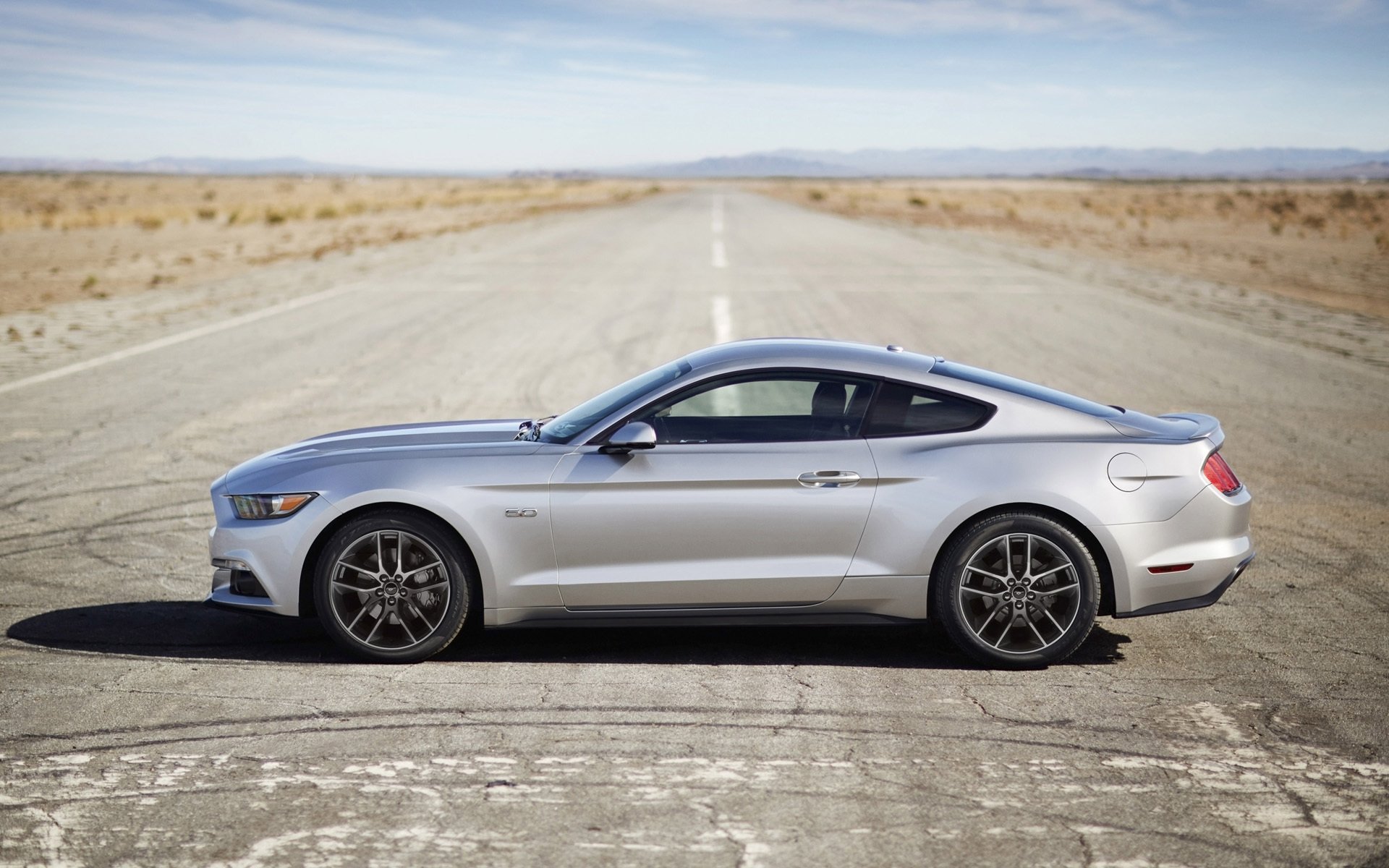 ford mustang muscle car muscle car vue latérale horizon