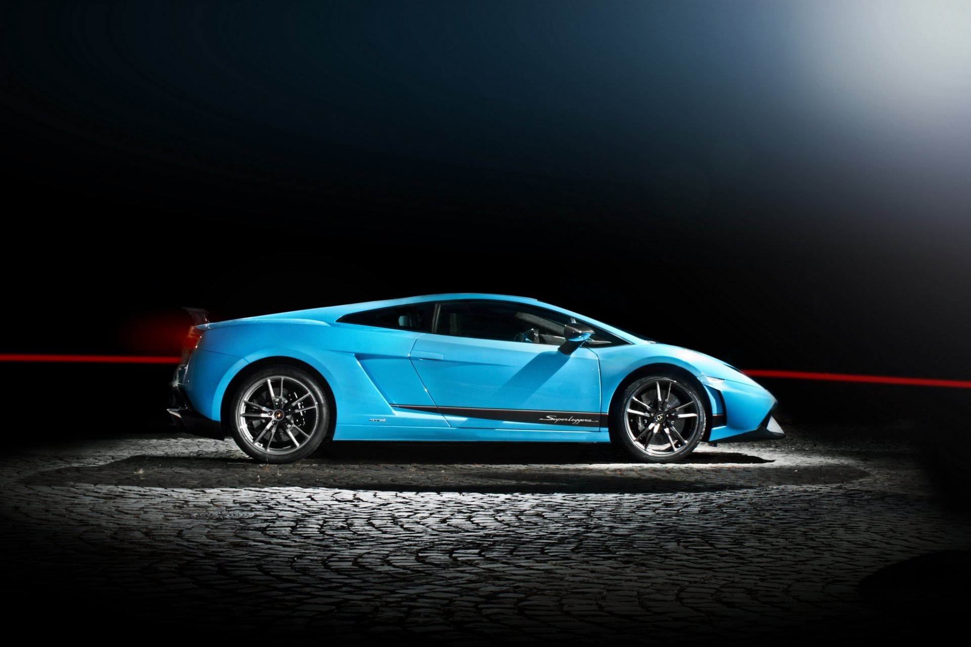 lamborghini gallardo lp570-4 superleggera blu lamborghini gallardo blu profilo alare cerchi