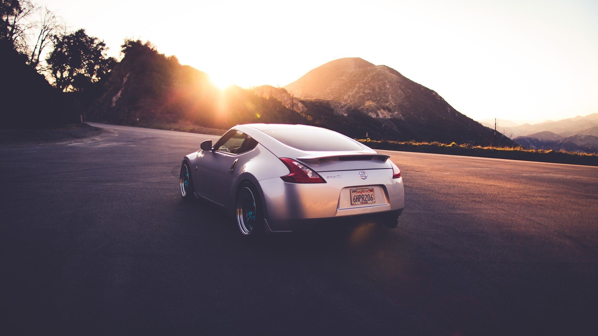 nissan 370 z voiture auto route