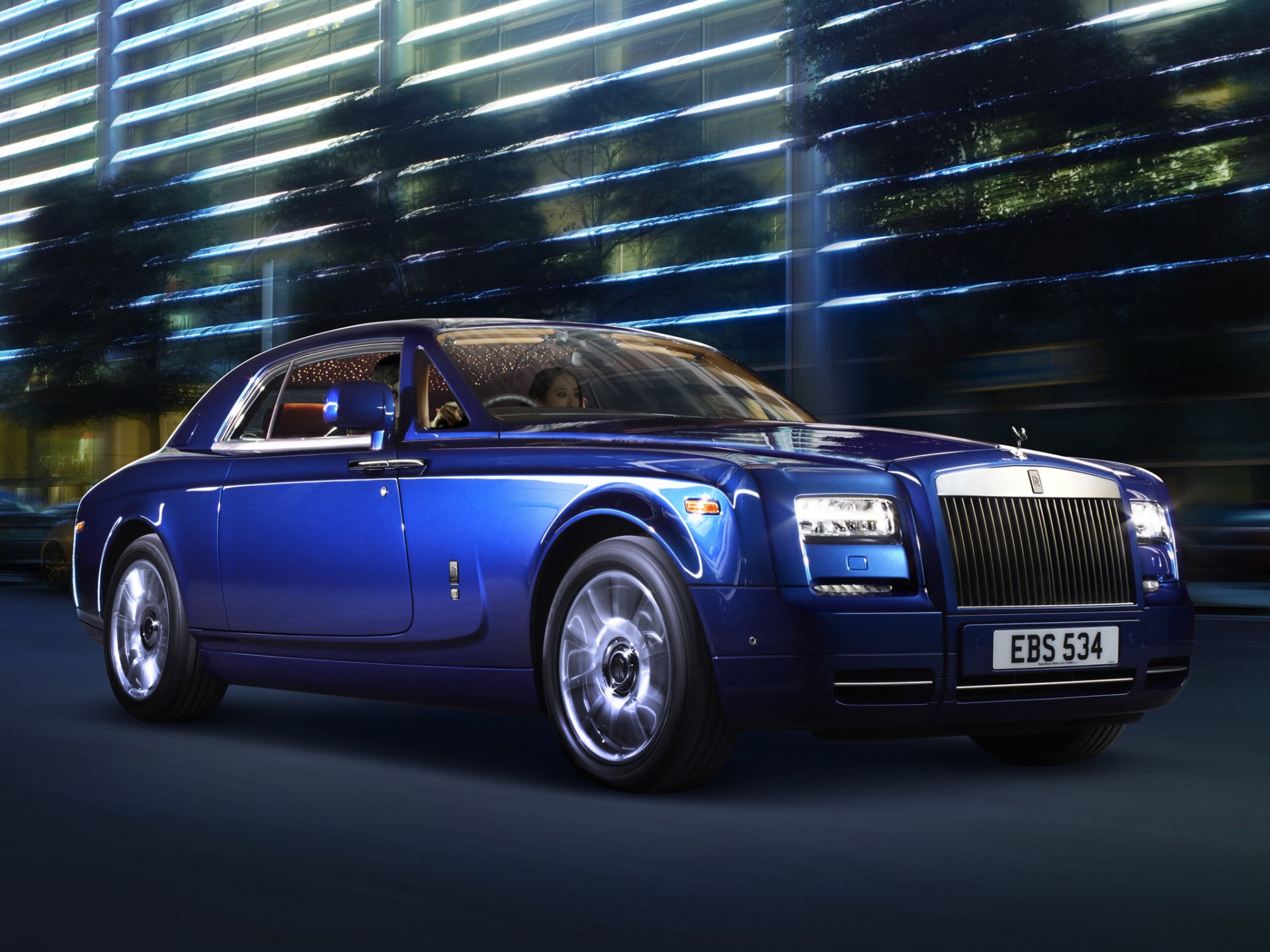 rolls-royce phantom coupe rolls-royce luxury car blue