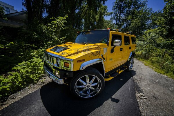 Hummer brutal para impresiones vívidas