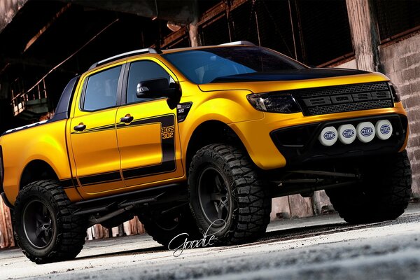 Tuning virtuel SUV Ford pick-up