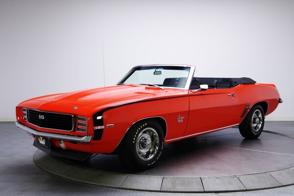 1969 Chevrolet Camaro Cabriolet rossa