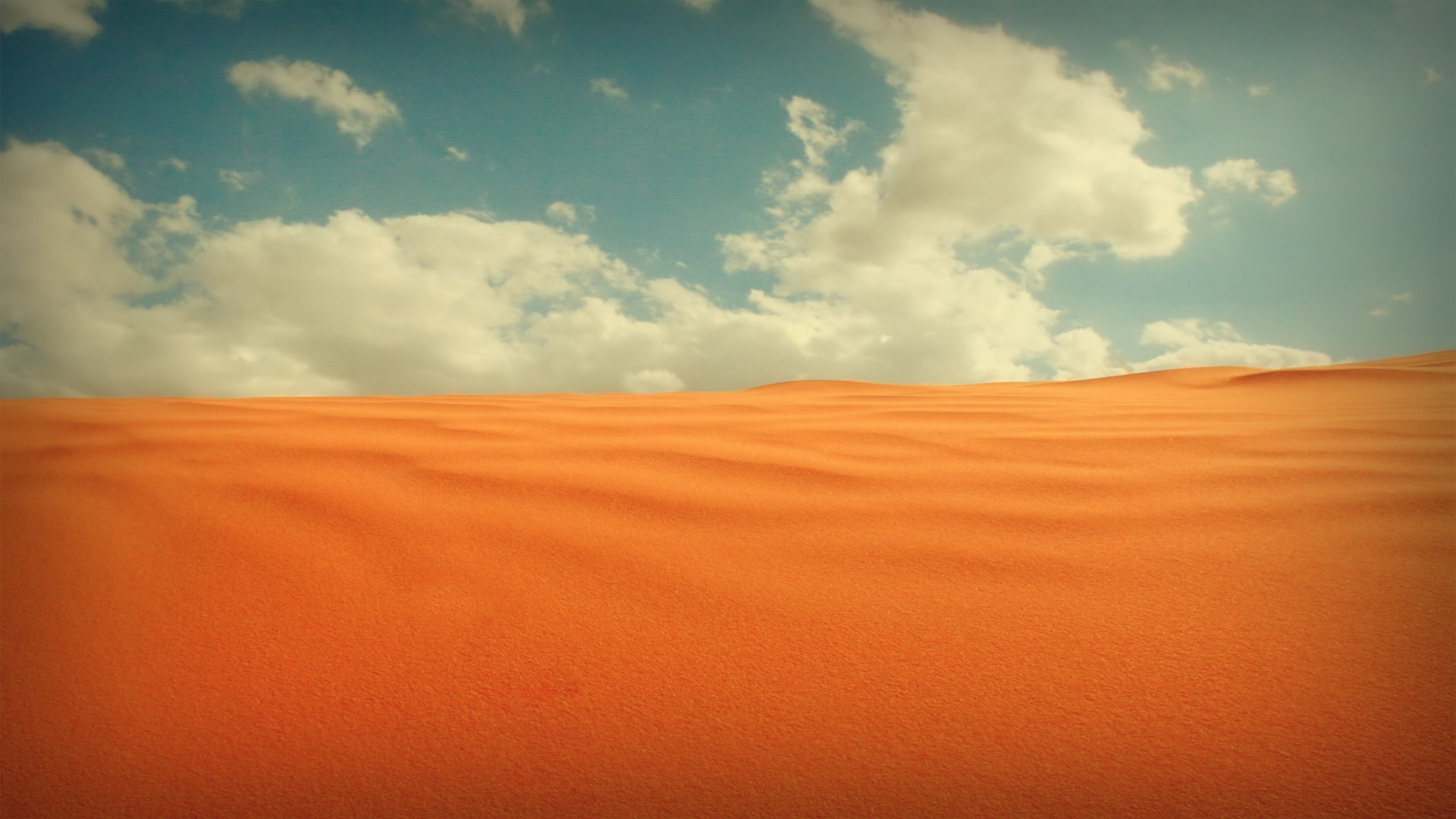 désert sable nuages