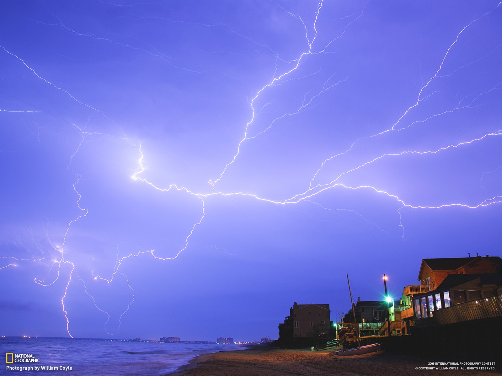 fulmine spiaggia casa