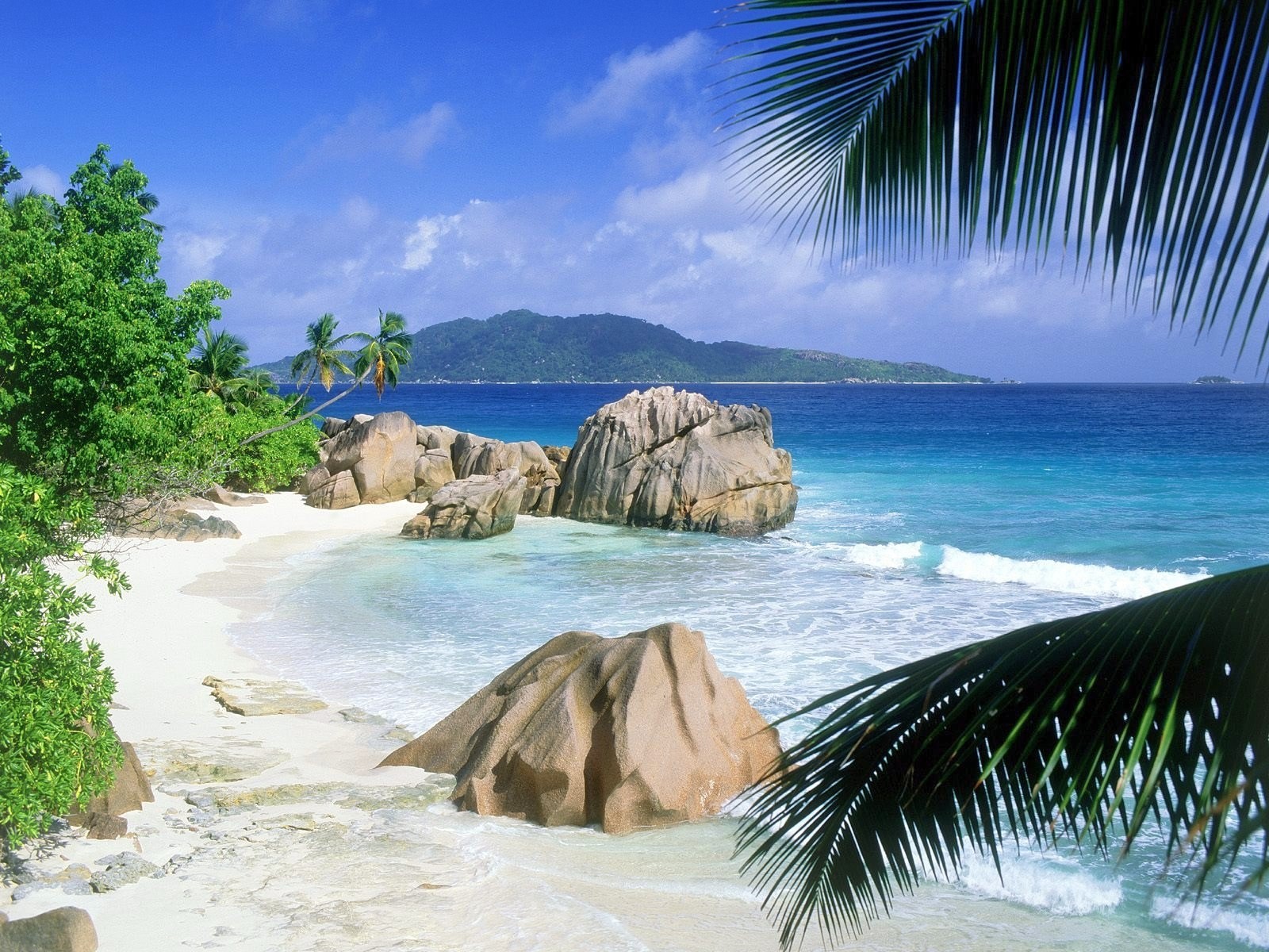 seychelles spiaggia cielo