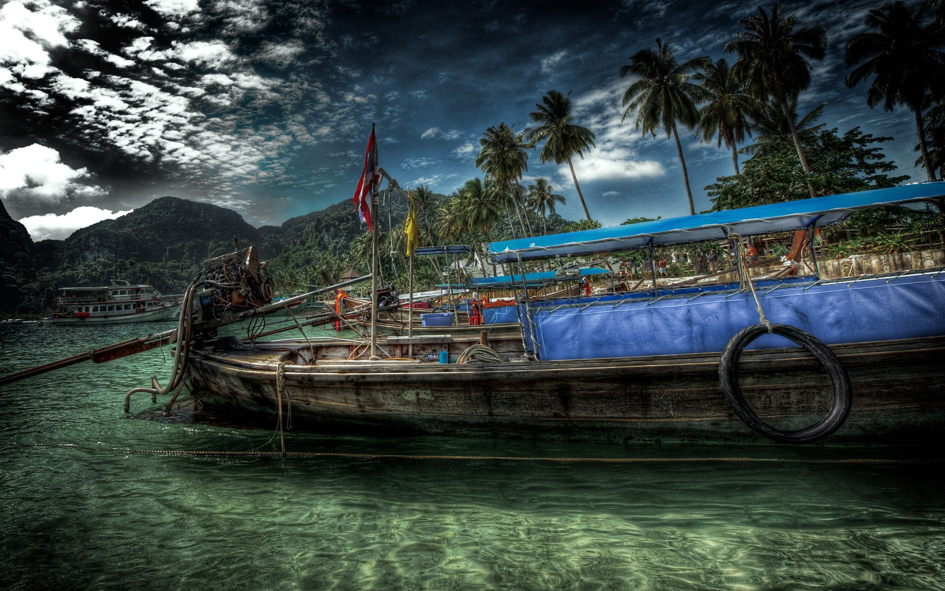 wasser boot liegeplatz