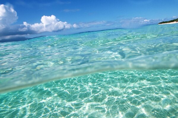 Mare affettuoso, cielo e acqua