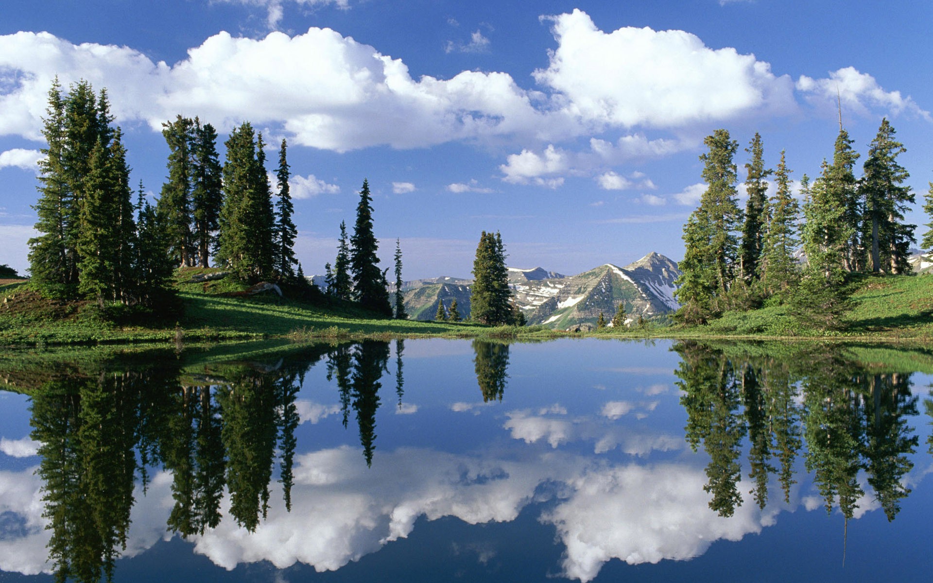 berge himmel see