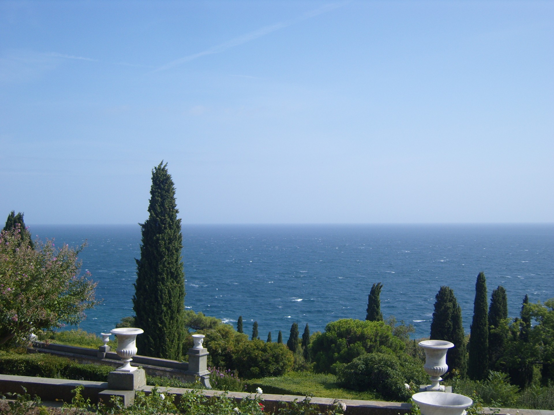 crimea mar vista desde el palacio