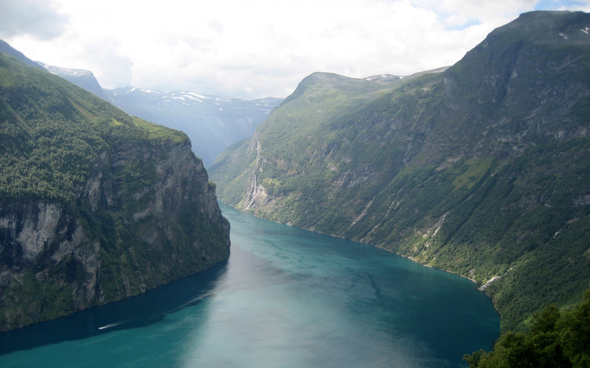 mountain sky river