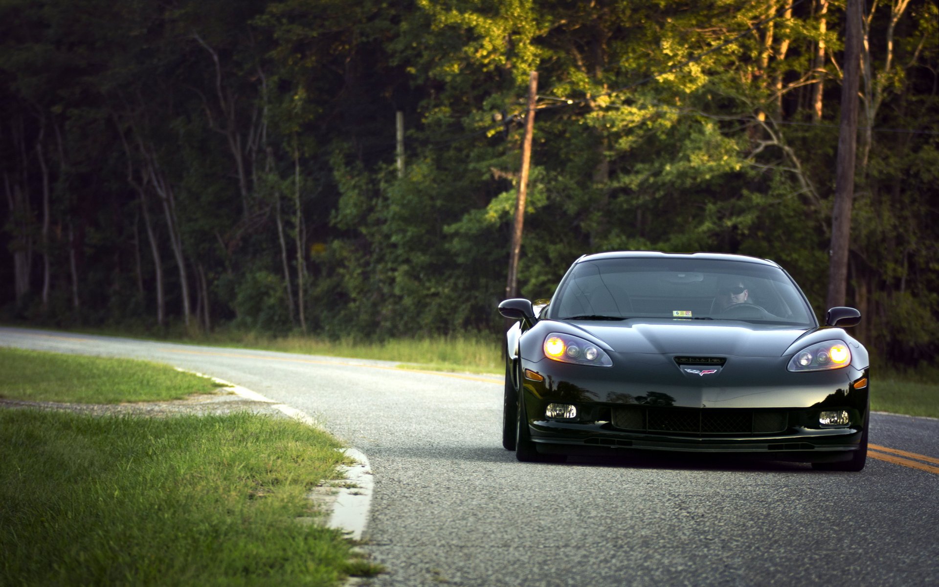 c6 z06 corvette samochód tło