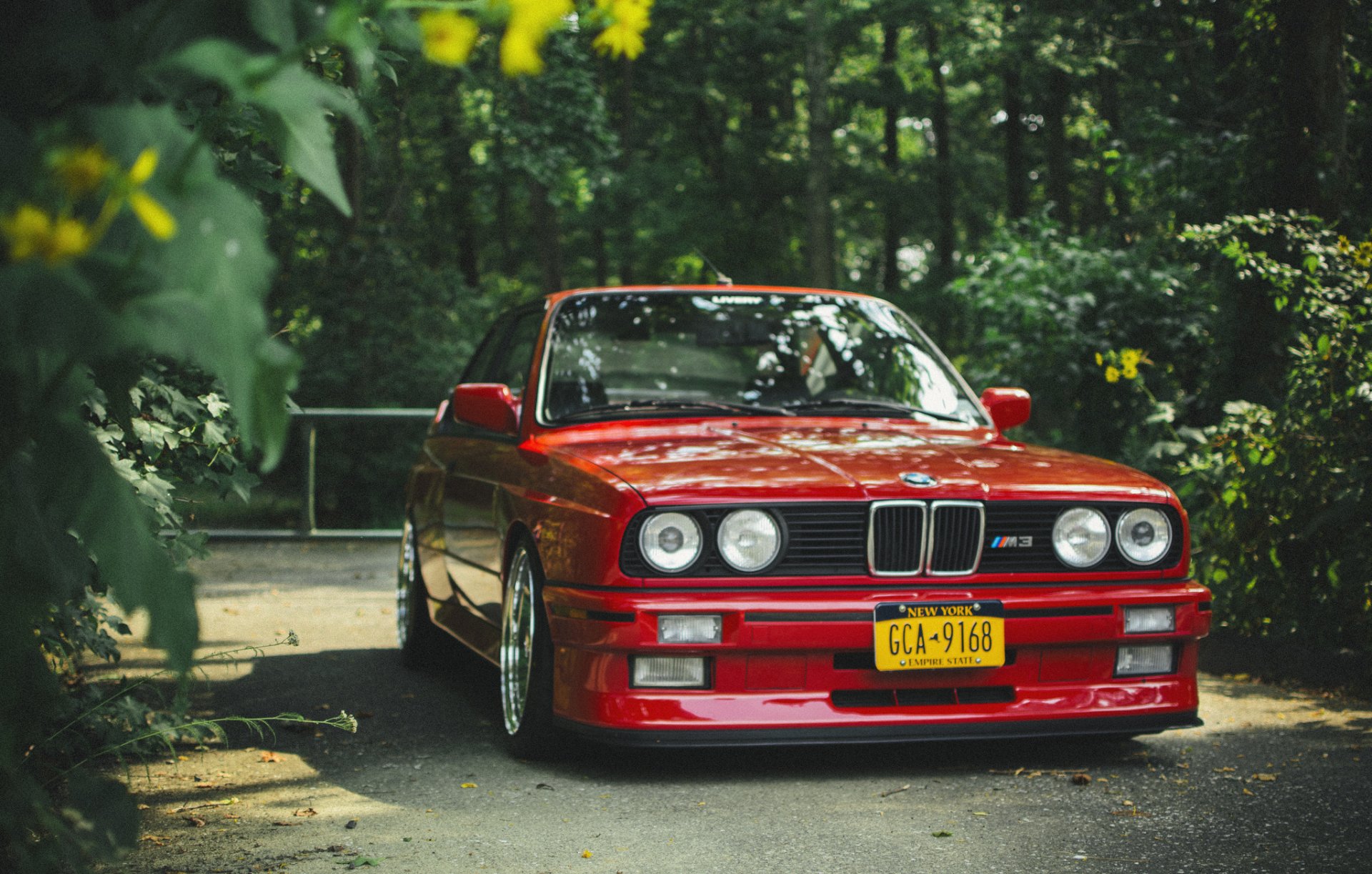 bmw e30 m3 rojo tuning bmw rojo frente