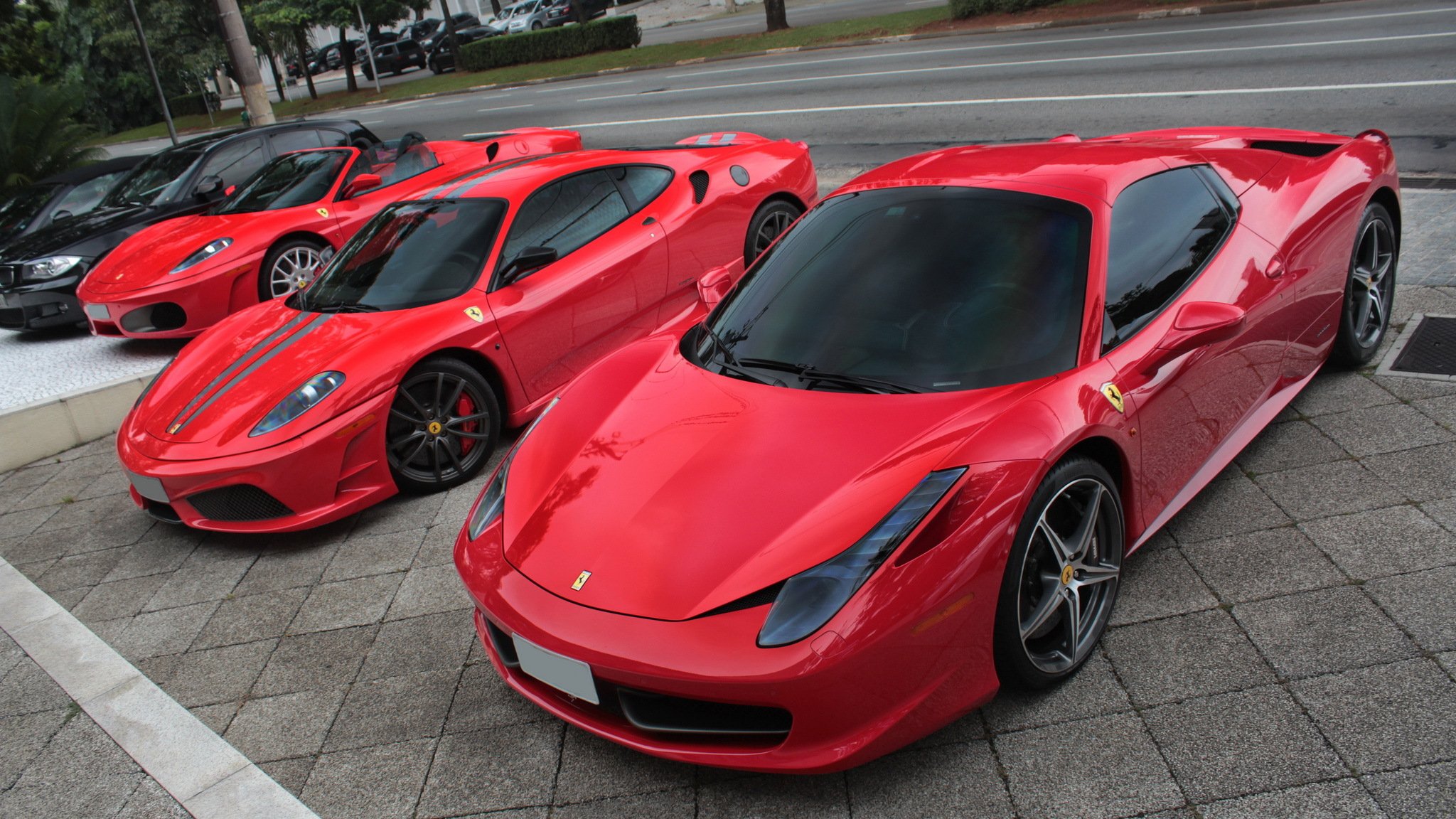 ferrari 458 spider 430 scuderia f430 spider supercars red