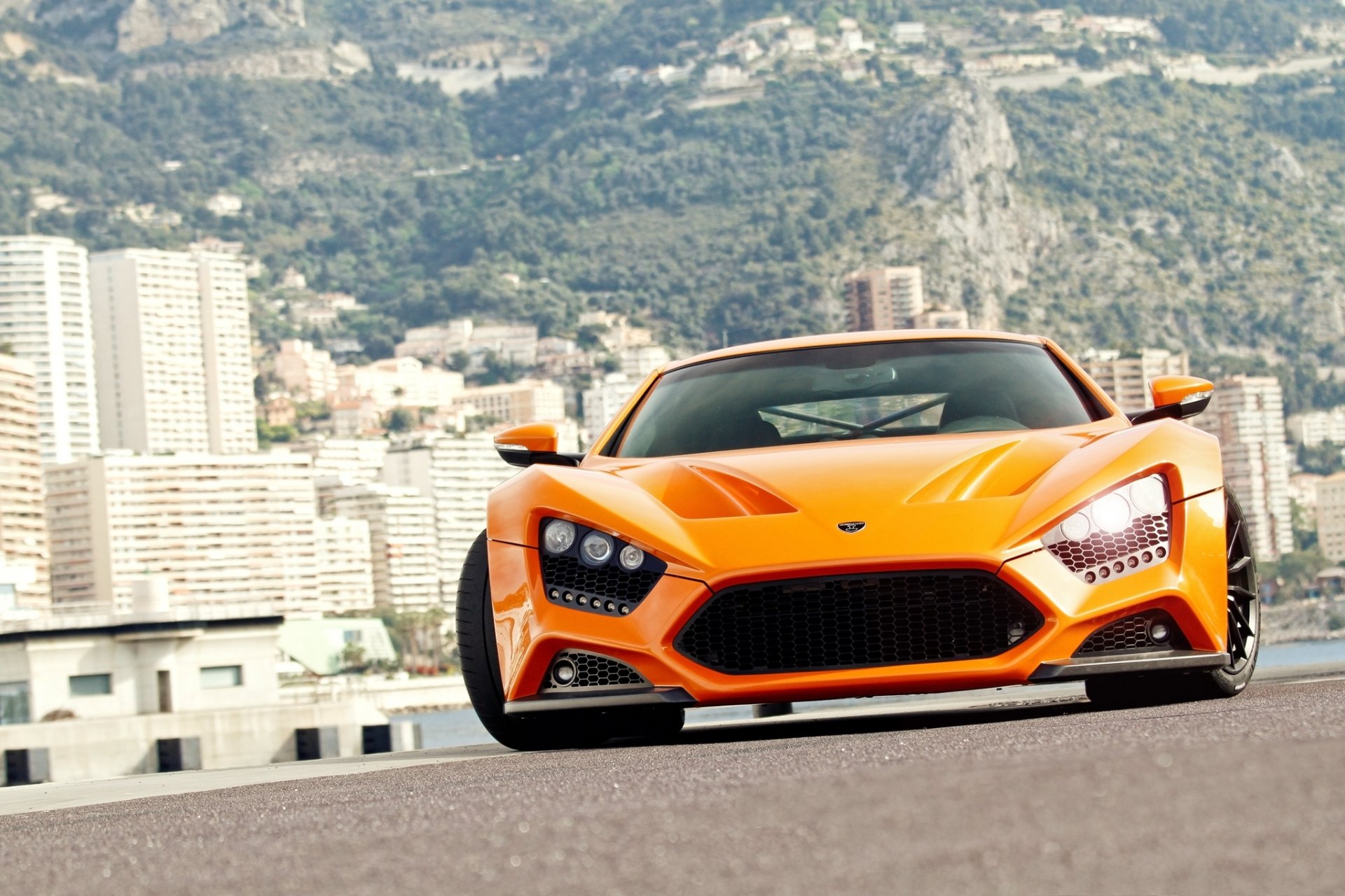 zenvo st1 orange supercar zenvo blendung