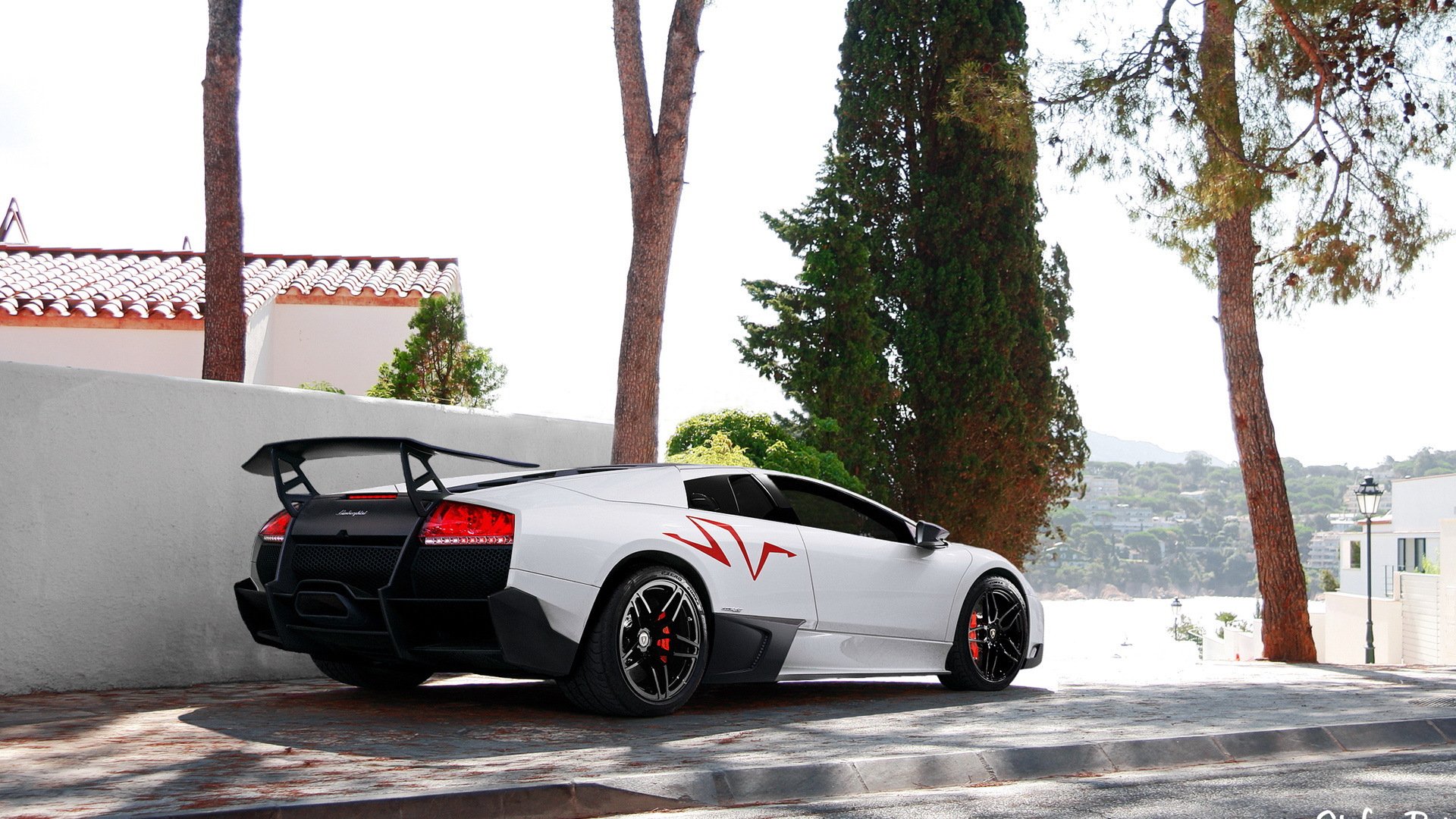 lamborghini lp670-4 superveloce с.в. тюнинг белый