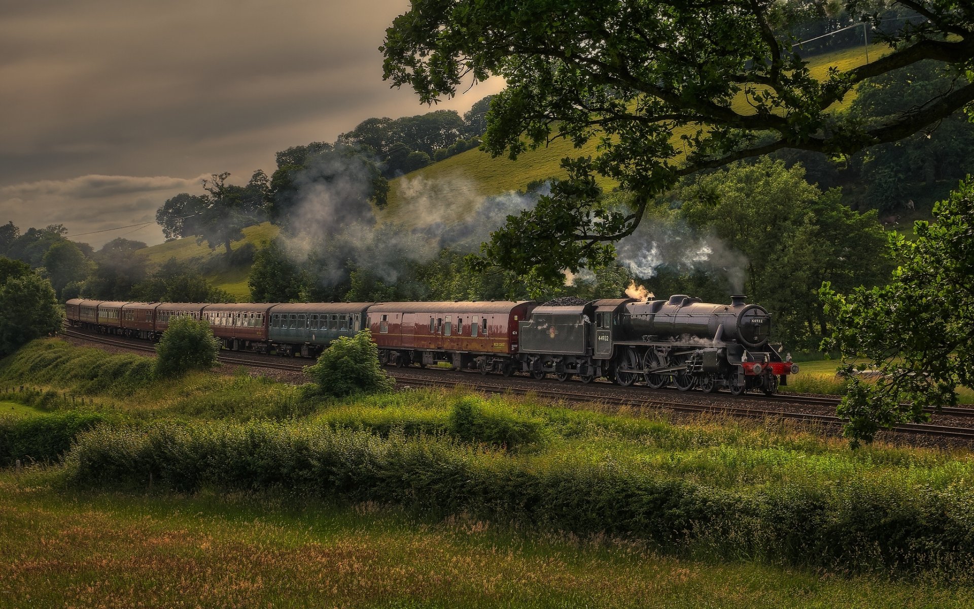 train steam engine composition