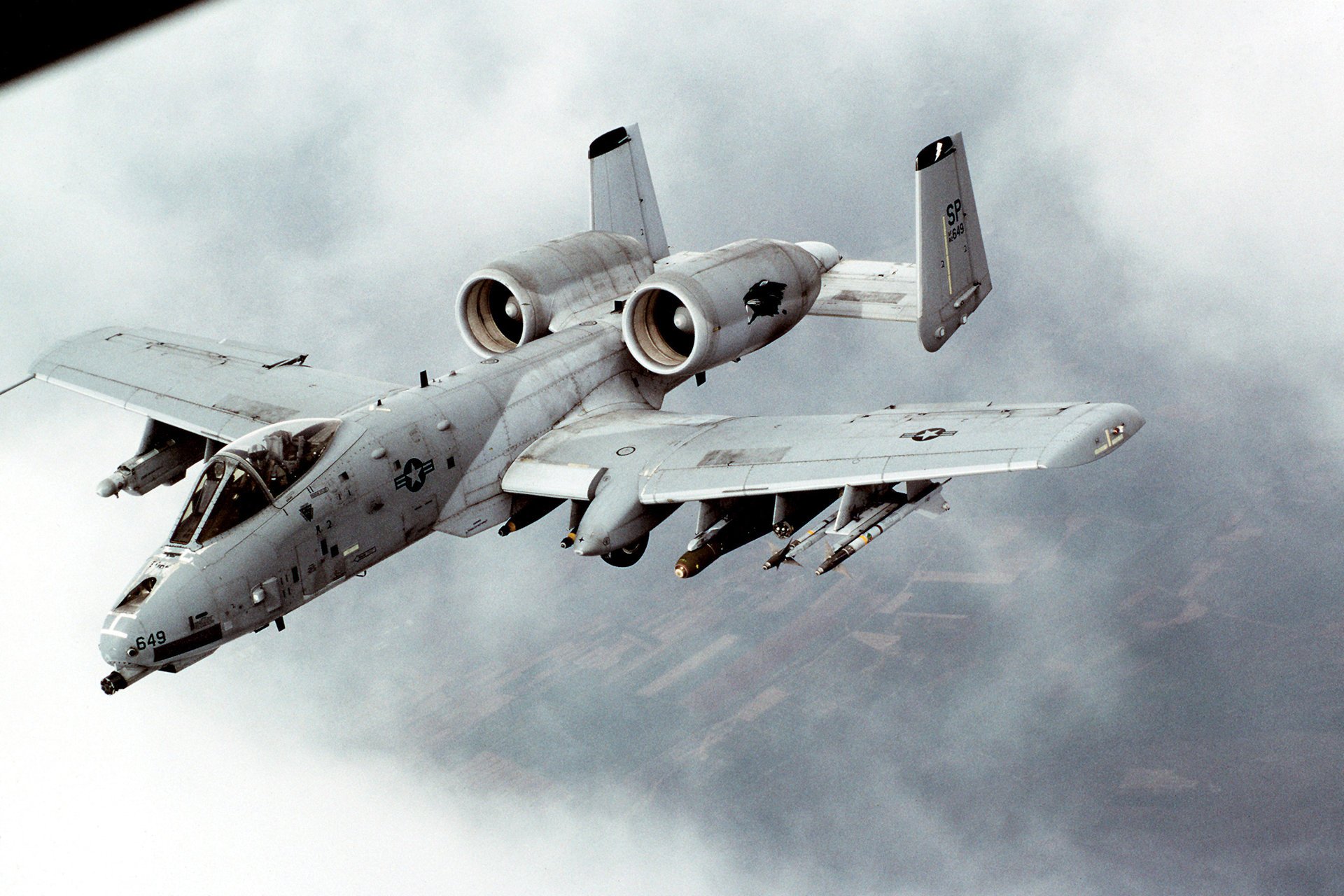 attack power obloka american a-10 background