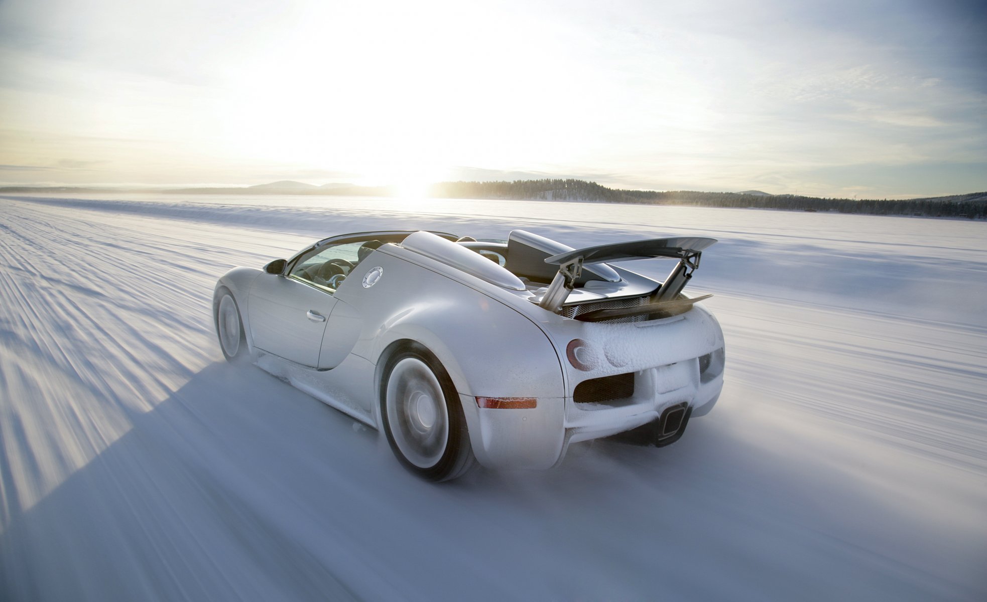 bugatti veyron 16.4 grand sport velocità inverno bugatti veyron inverno