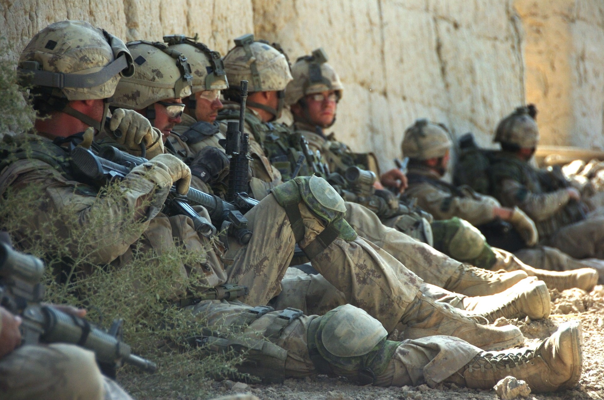 soldats repos