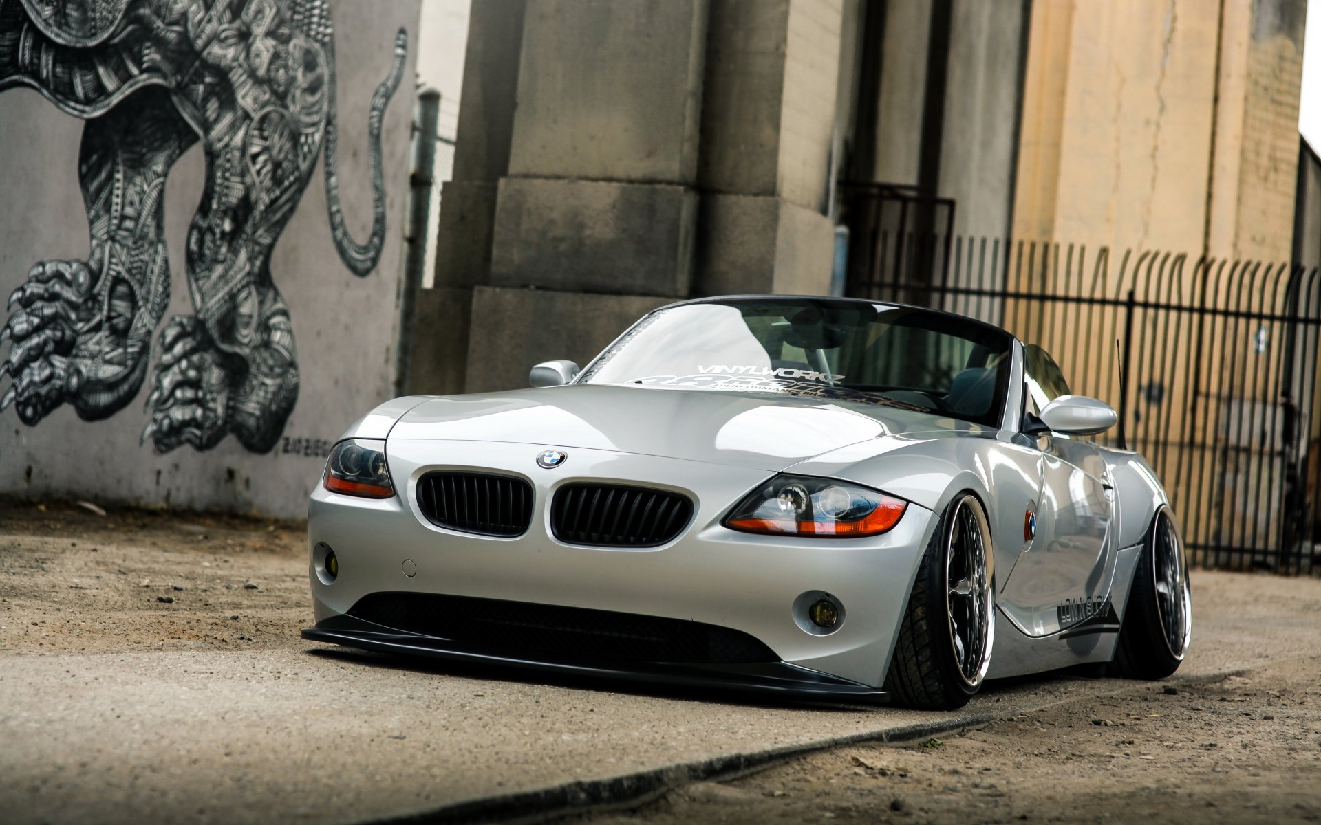 bmw z4 тюнинг автомобиль lowrider бмв автообои hq обои родстер