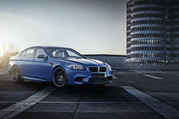 Wallpaper bmw m5 f10 monte carlo blau