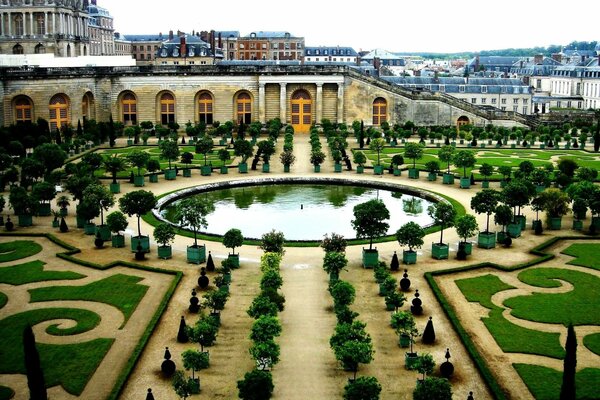 Französisch Versailles Garten im Hof